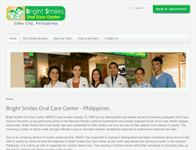 Tablet Screenshot of dentalclinic-cebu.com